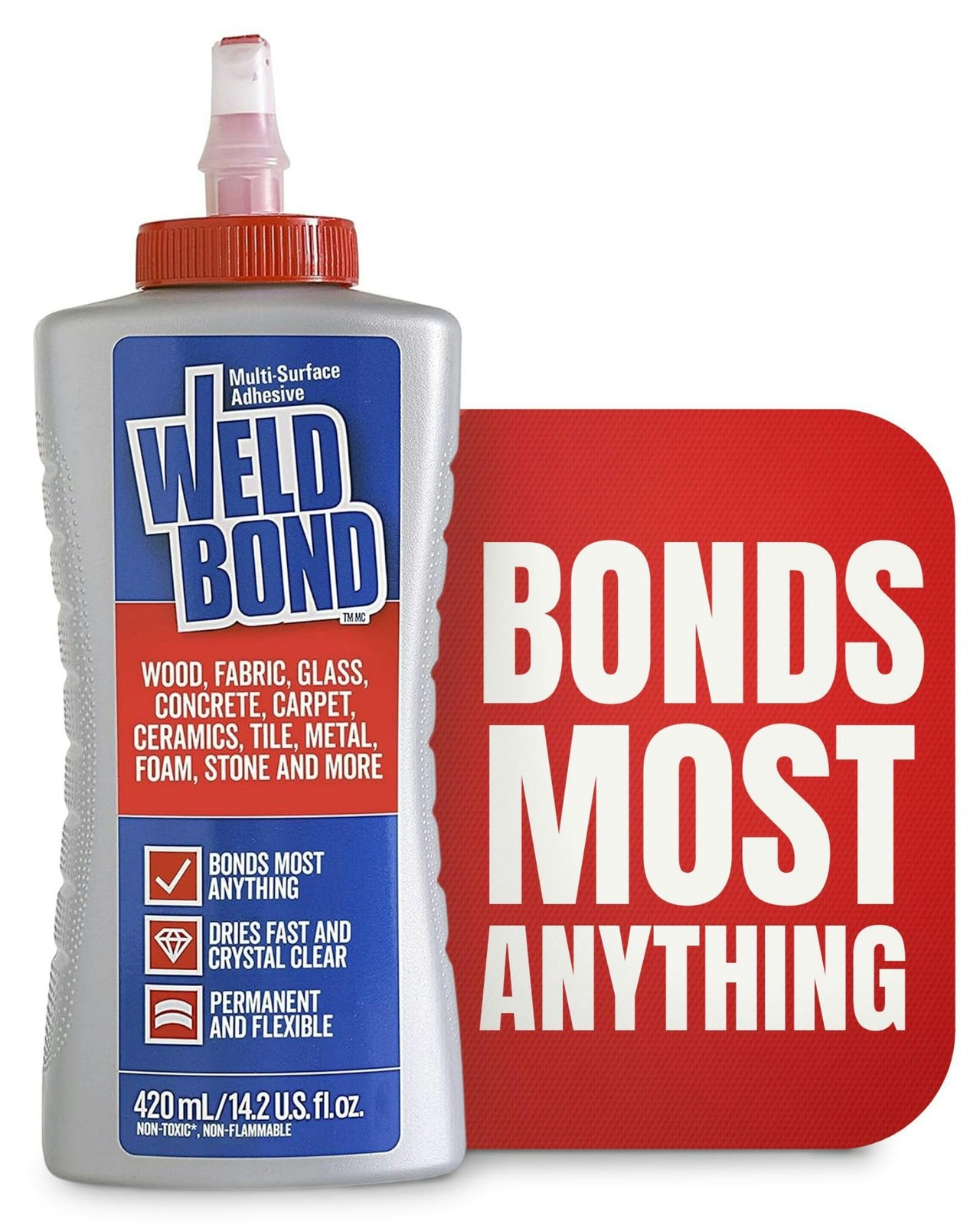 Multi-Surface Strong Glue – Fast Drying Glue for Wood, Tile, Ceramic, Pottery…