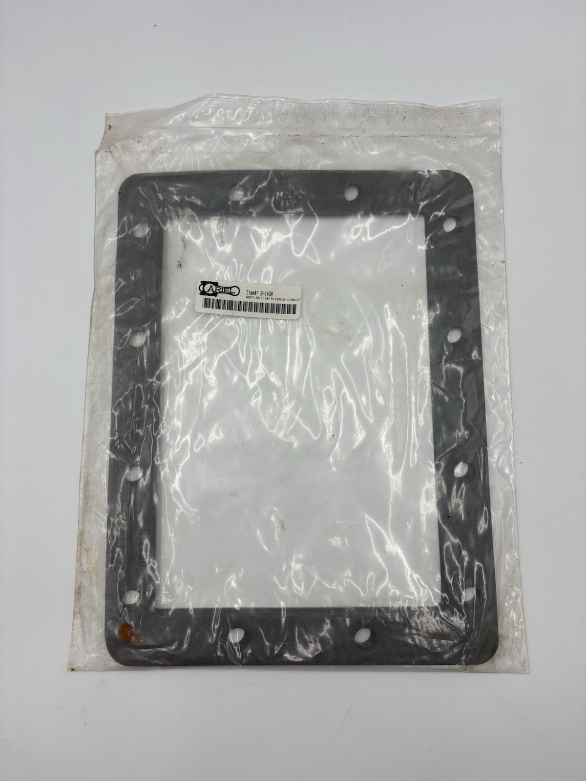 OEM Ariel B-1430 Gasket, Rectangle, 10-3/16 in x 13-1/2 in x 1/32 in