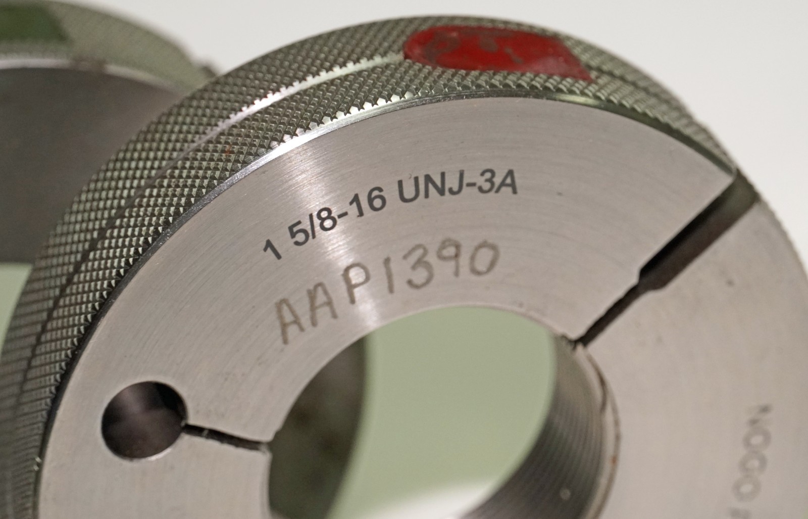 1-5/8-16 UNJ-3A Thread Ring Gage Set Go 1.5844 NoGo 1.5805 PMC Mercury USA