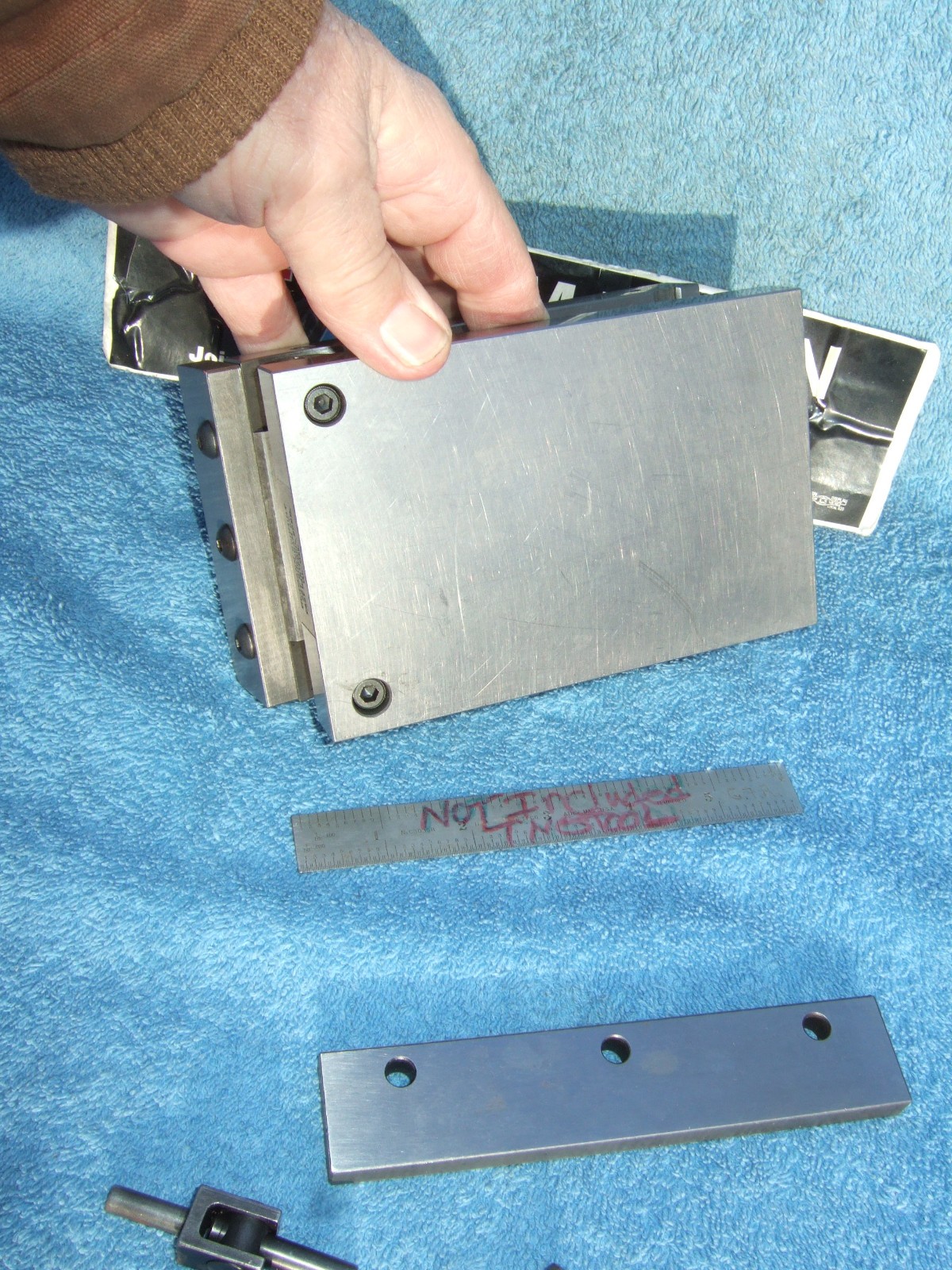 HERMANN SCHMIDT PNM4X6 Single Angle Adjustable Sine Plate Used $1150 WHEN NEW Q2