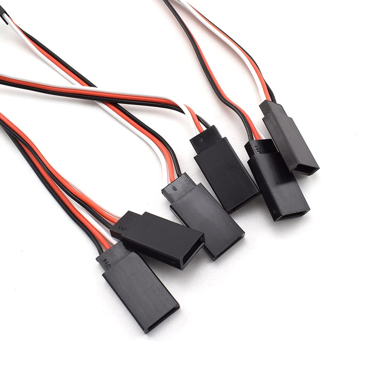 RC Servo Extension Cable 12PCS 3-Pin Male to Female 10CM 20CM 30CM JR Futaba Par