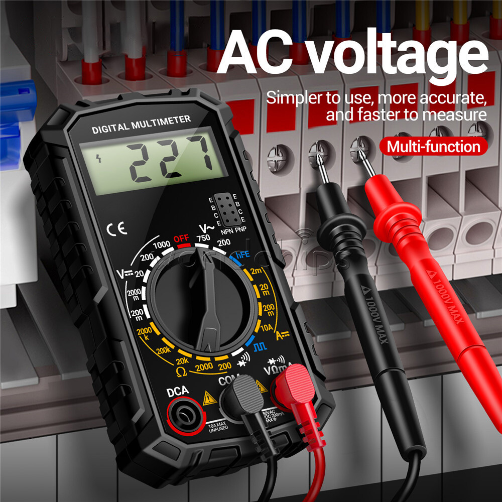 ANENG SZ308 Mini Digital Multimeter AC DC Voltage Current Resistance Meter 1999