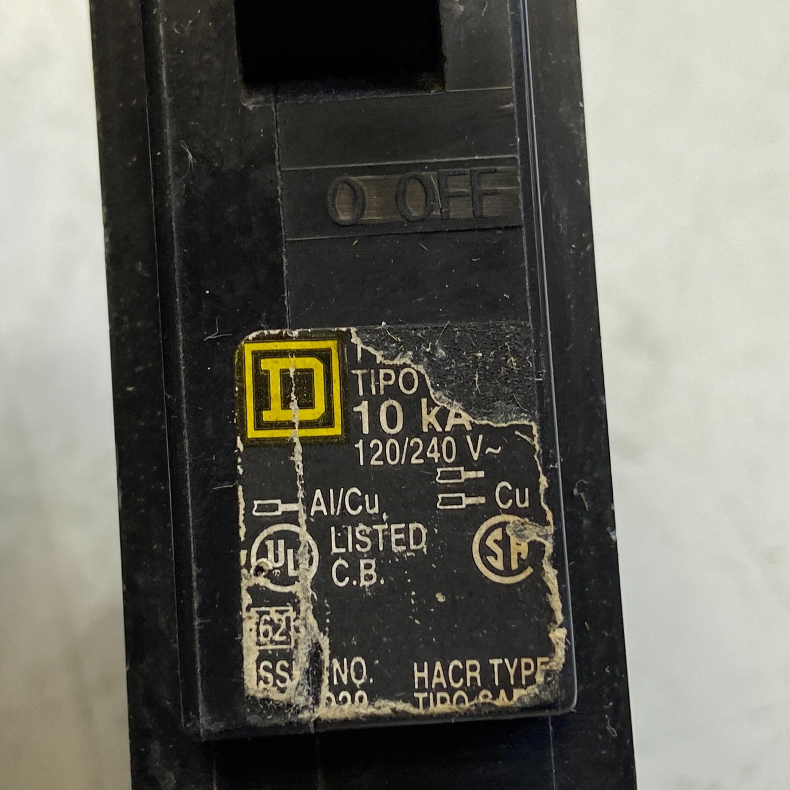 SQUARE D HOM130 Circuit Breakers 1P 30A 120/240V