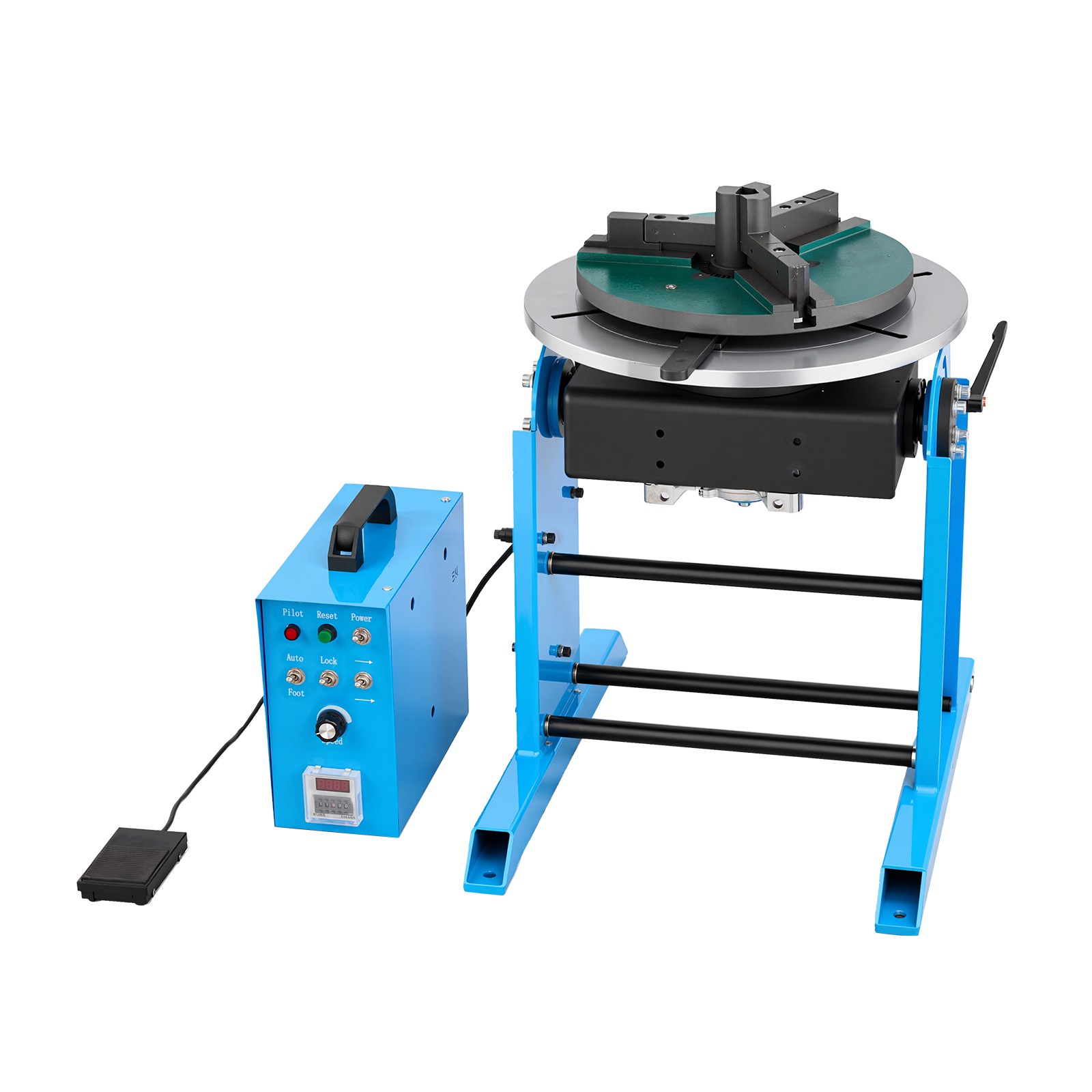 Uimoso Rotary Welding Positioner Turntable Table, 441 lbs Load, Tilt -45° to 90°