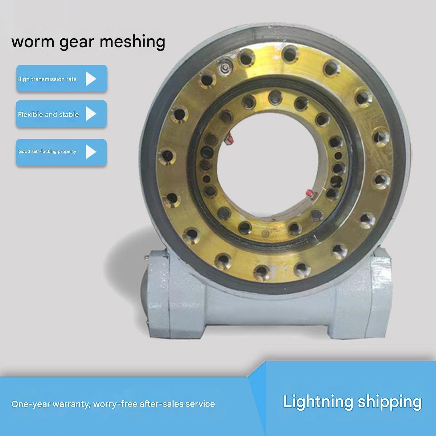 7» Inch Slewing Drive Worm Gear With hydraulicMotors for Solar Tracking System