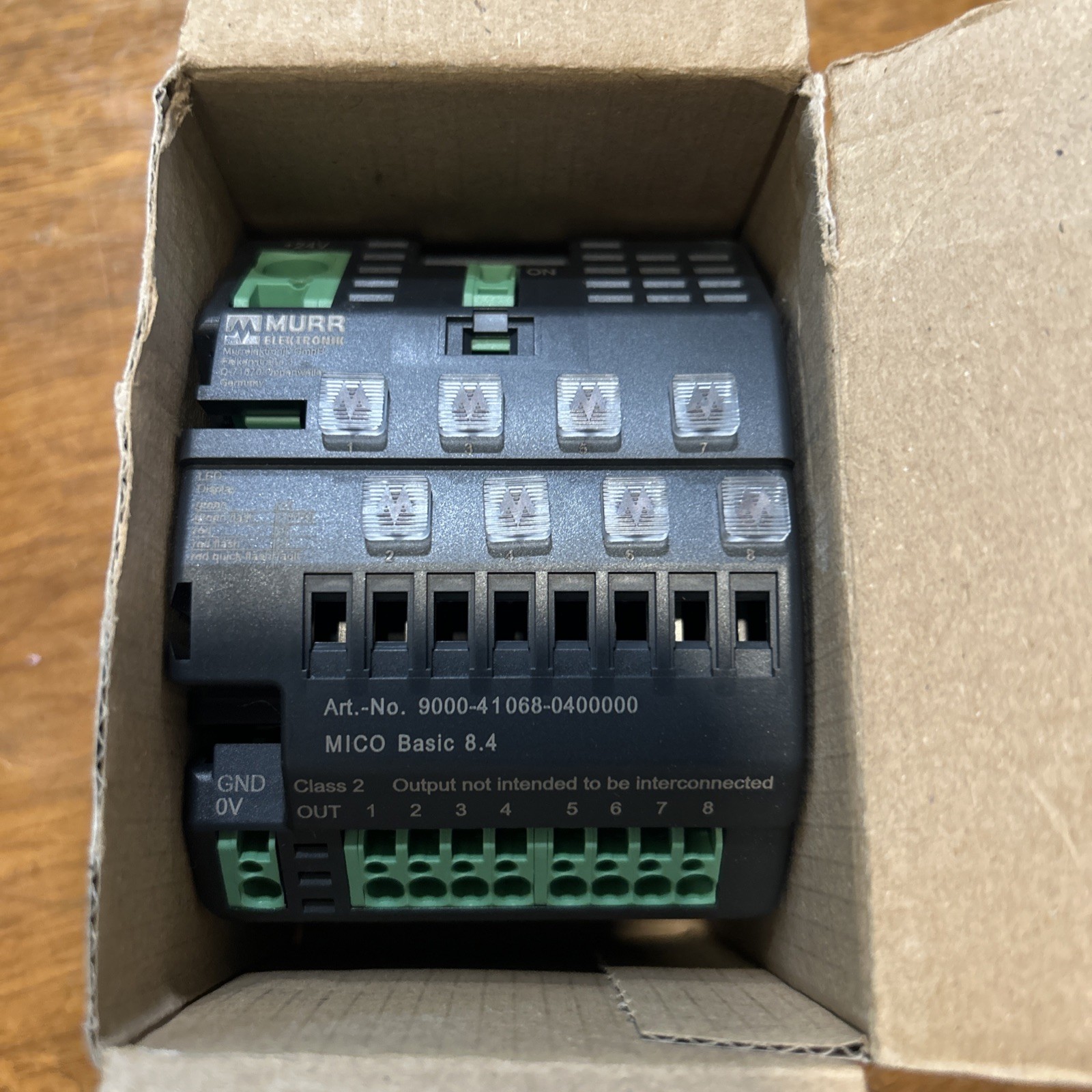 Murr Elektronik D-71570 Oppenweiler Mico Basic 8.4 Art.No. 9000-41034-0401000