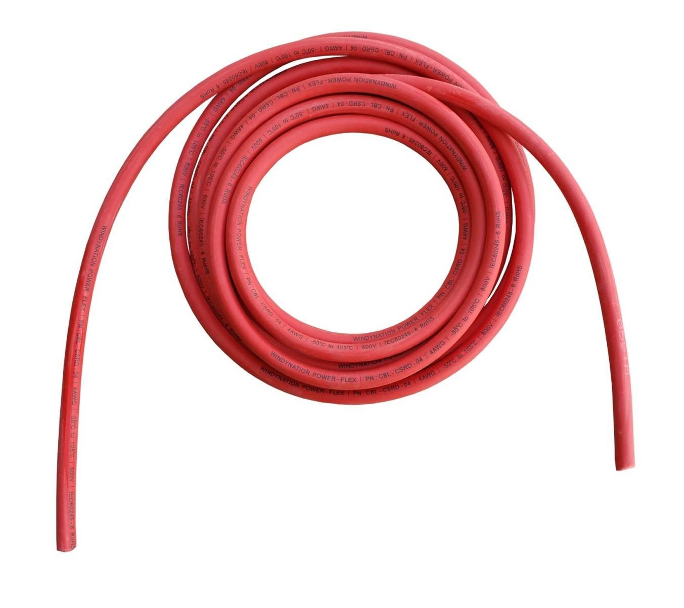 8 AWG 2x10ft Pure Copper Flexible Battery Cable for Car RV Solar