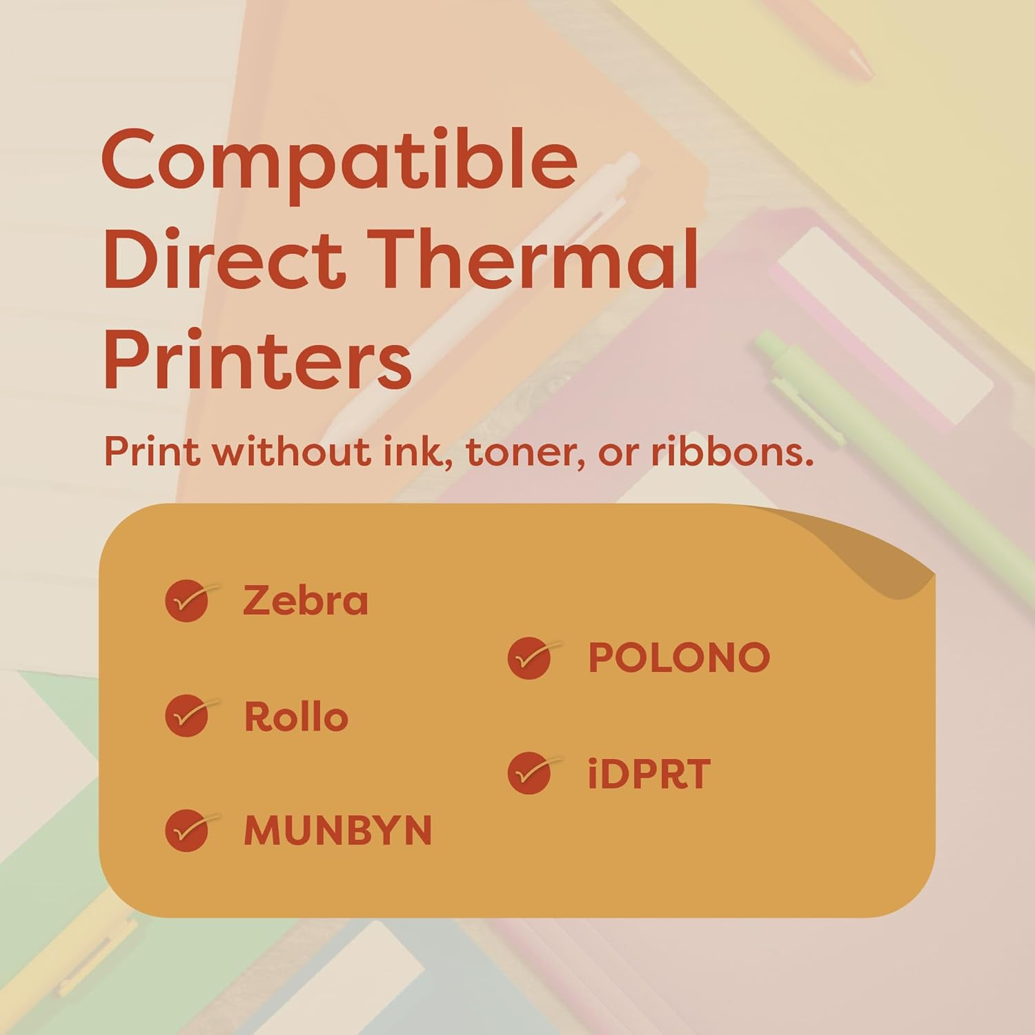– 2” X 4” Direct Thermal Labels for Shipping & Postage, Perforated & Compatible