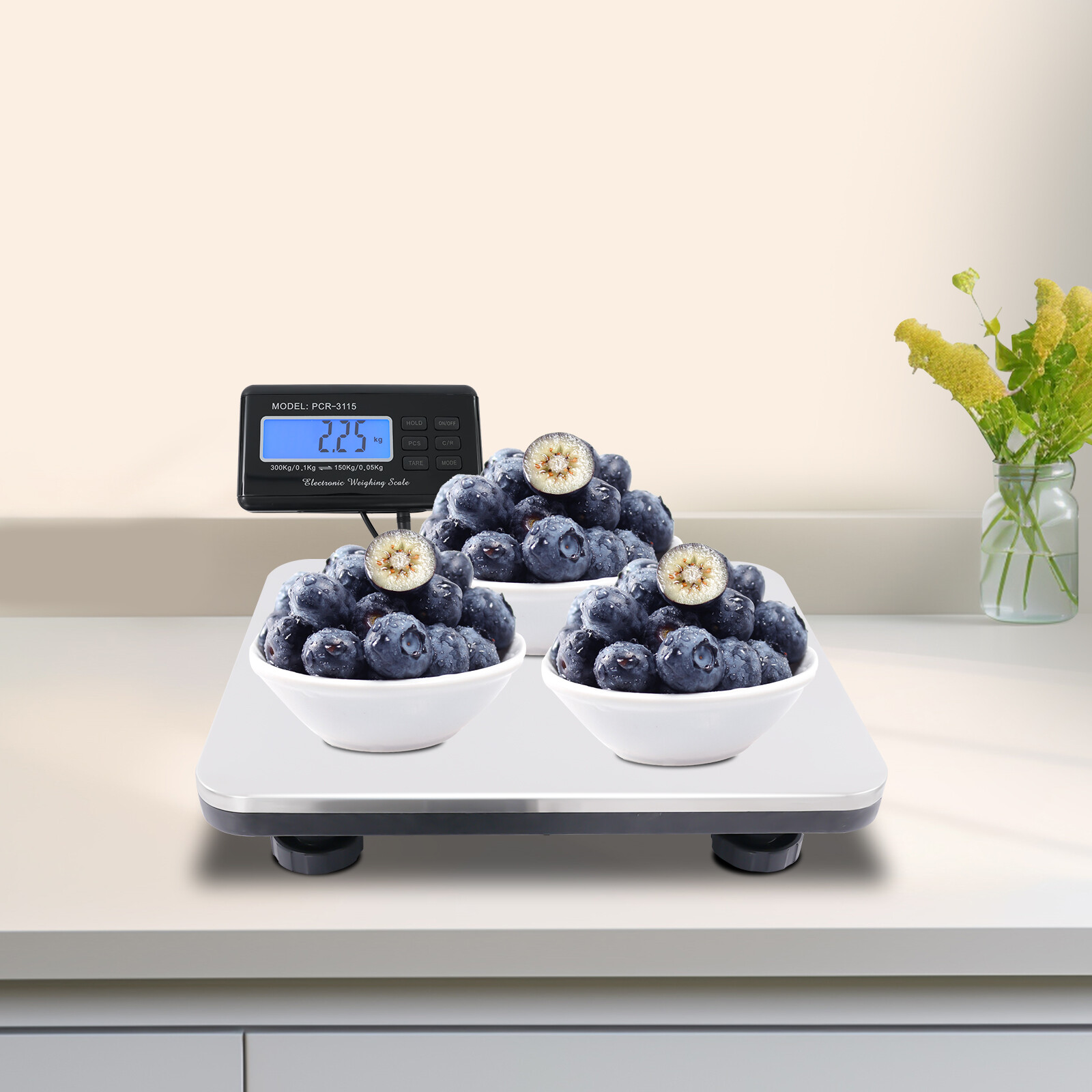 Portable Digital Heavy Duty Stainless steel Platform Scale KG/LB/OZ 300KG 150KG