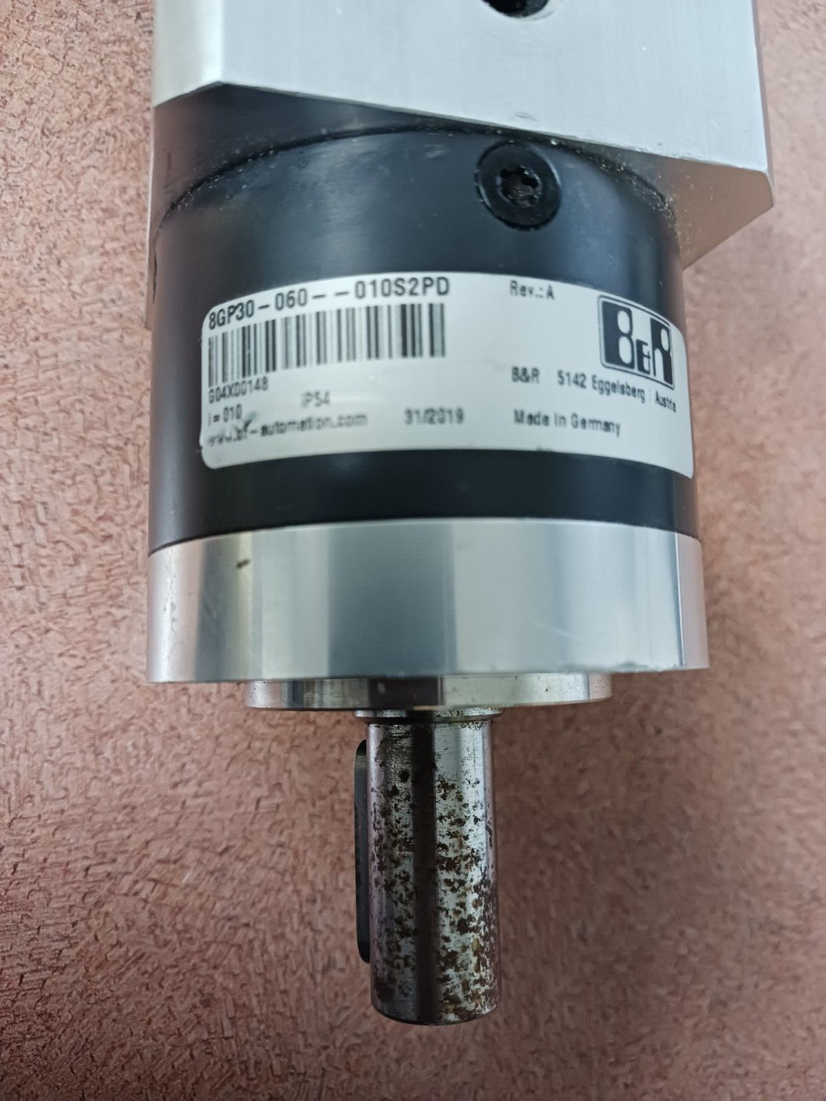 B&R AUTOMATION 8GP30-060–010S2PD PLANETARY GEARBOX AND MOTOR 80MPD5.300S014-01