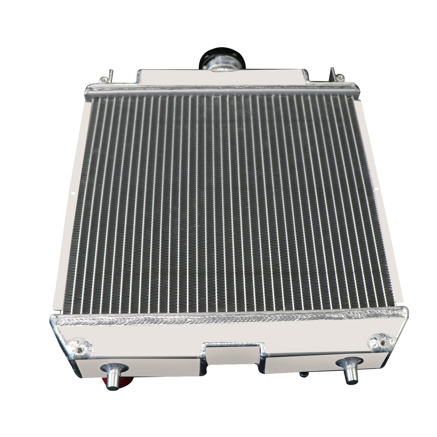 Aluminum Radiator for Kubota ZZD18 ZD18F ZD21 ZD21F GR2100 GR2110 2 Row Core