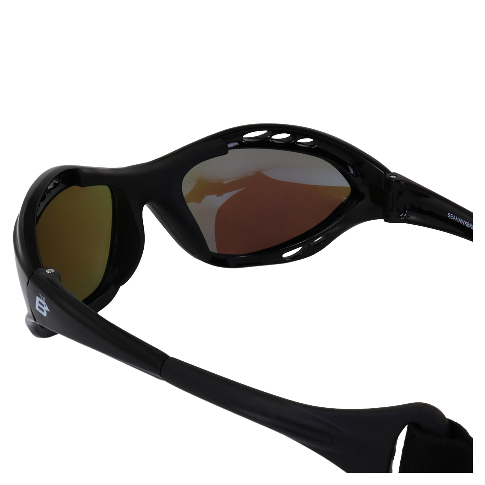 Birdz Floating Polarized Sunglasses Built in Strap Polarized Green Mirror Lens