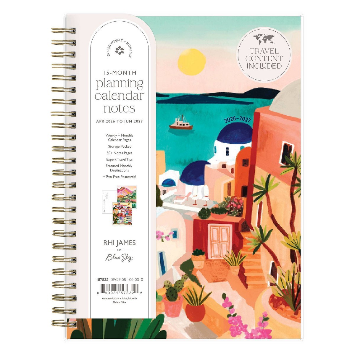 Rhi James for Blue Sky Weekly/Monthly Planner Notes (15 Month) 5.875″x8.625″