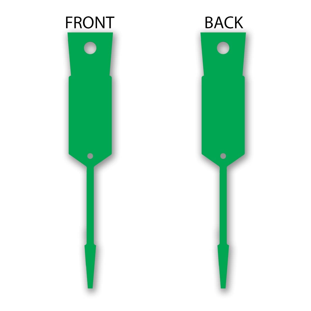 Green Self-Locking Arrow Key Tags (1,000 per Pack) Size 4 100 Tags,
