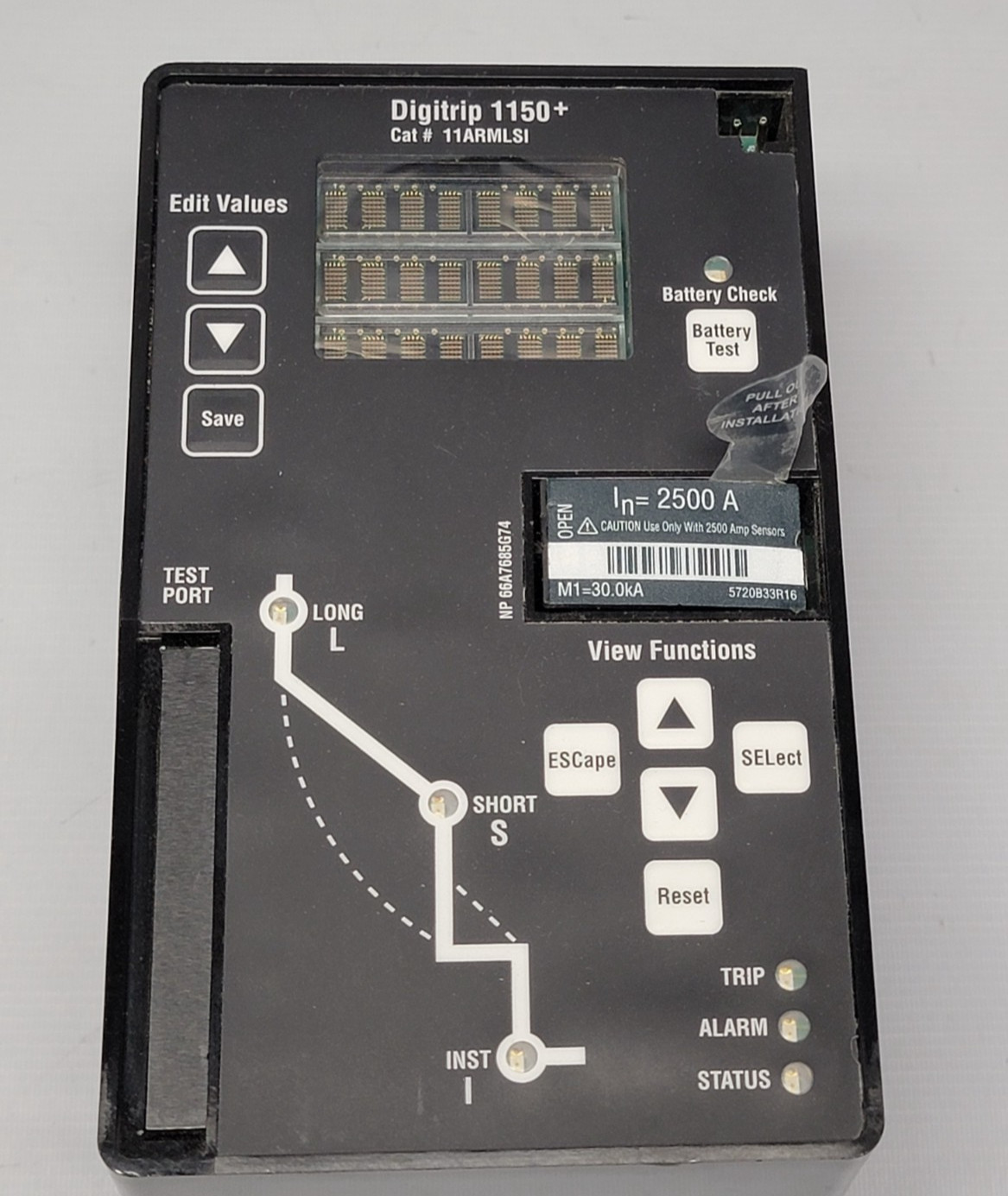 Eaton Digitrip 1150+ 11ARMLSI Trip Unit