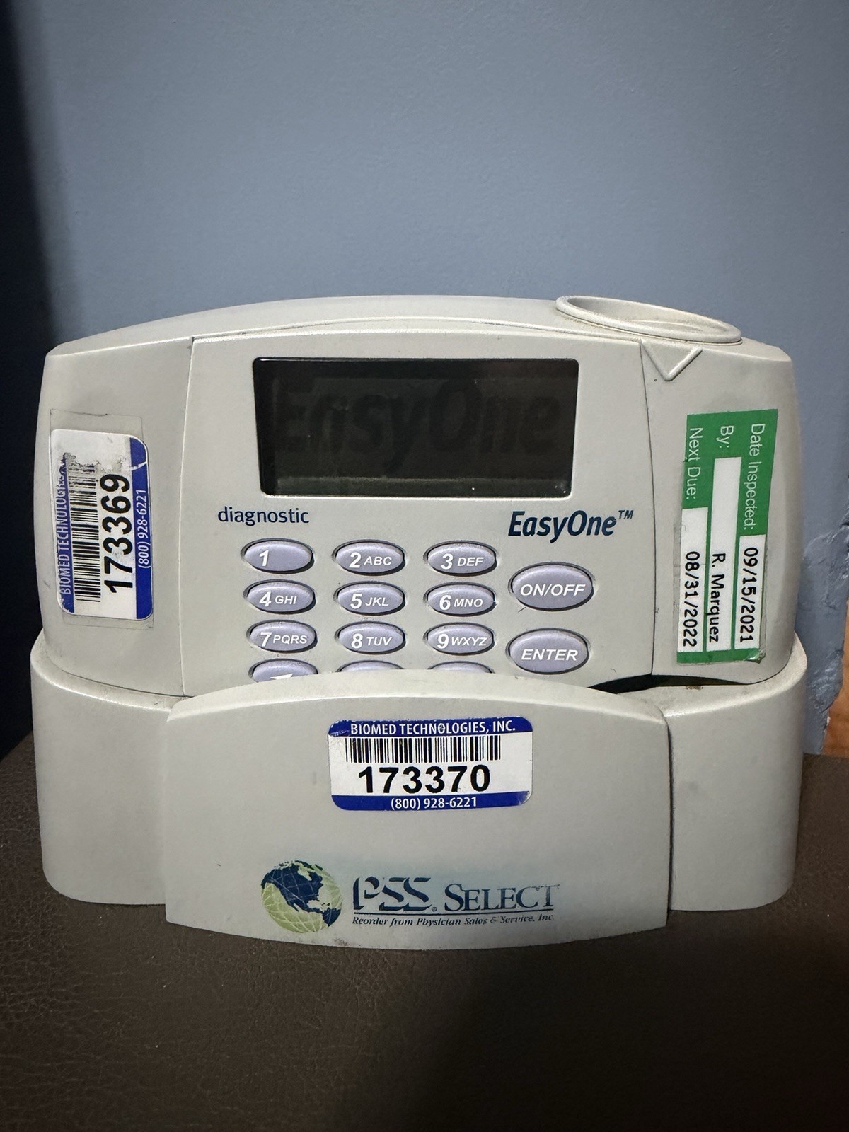 Easy One Diagnostic Spirometer Model 2001✨ W/ Cradle