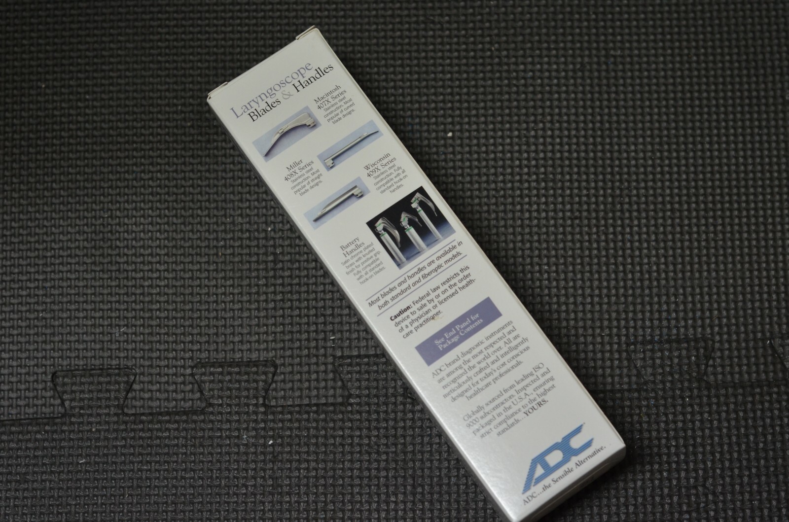 ADC 4074 Satin Macintosh Blade Silver Size 4