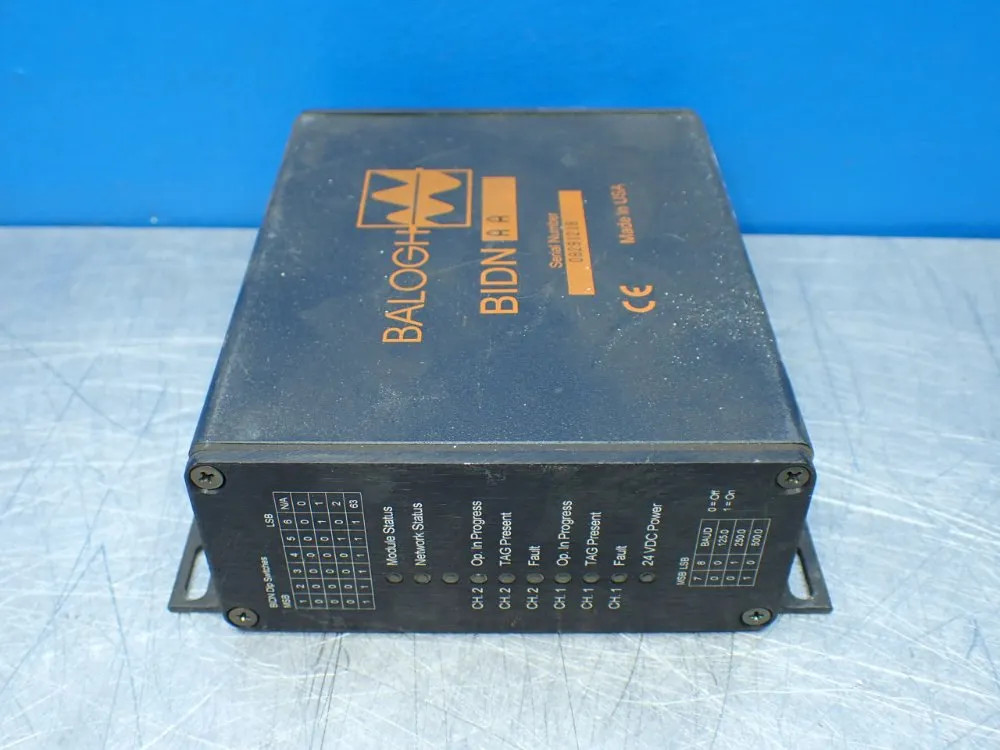BALOGH RFID INTERFACE / DEVICENET INTERFACE BIDN AA
