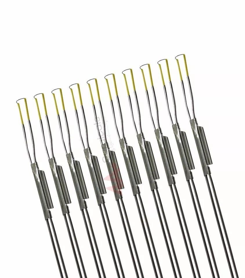 4A CUTTING LOOP DOUBLE STEM MONOPOLAR UROLOGY SET OF 10_