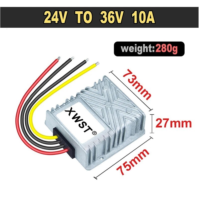 24V to 36V DC DC Step Up Boost Converter 18-35V to 36V 1A-75A Voltage Regulator