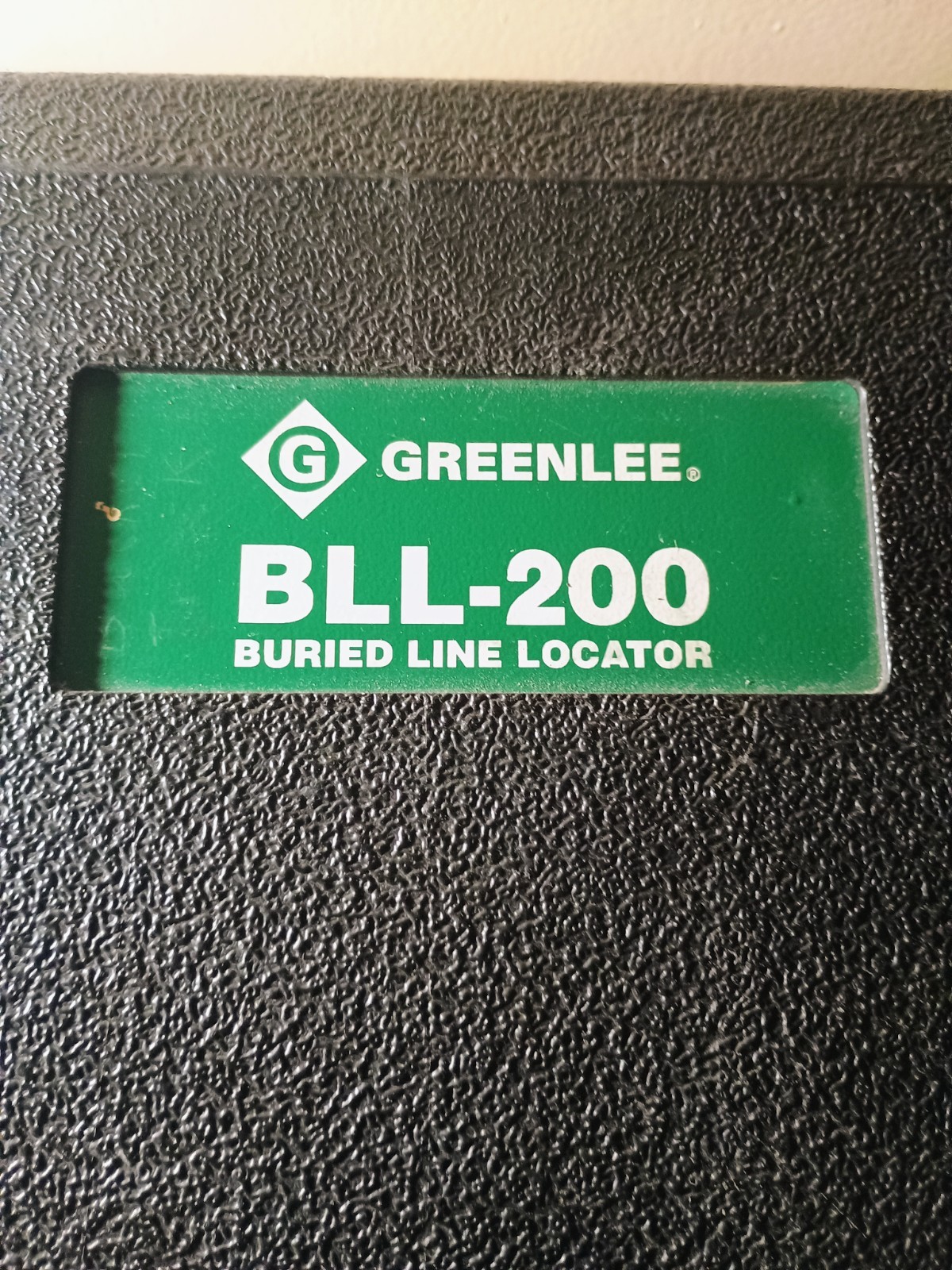Used Greenlee (BLL-200) “Buried Line Locator” with Case and All Attachments