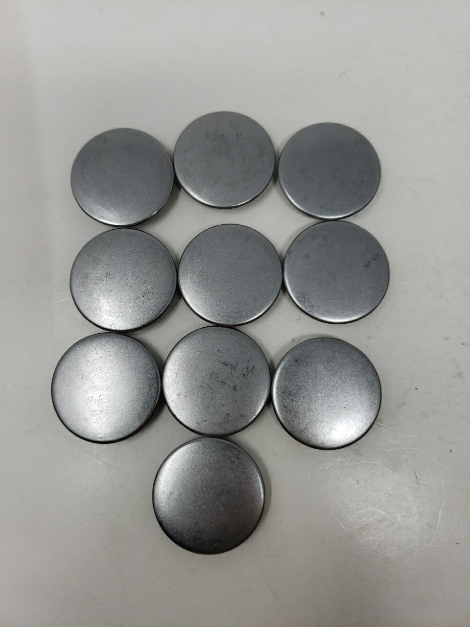 10 Standard Metal Snap In Panel Plugs Steel Hole Cover