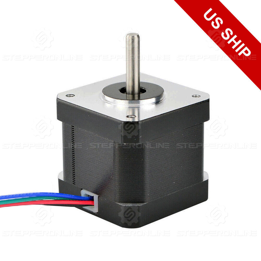 Nema 17 Stepper Motor 0.9deg Bipolar 50oz.in 0.9A DIY CNC Robot Reprap Makerbot