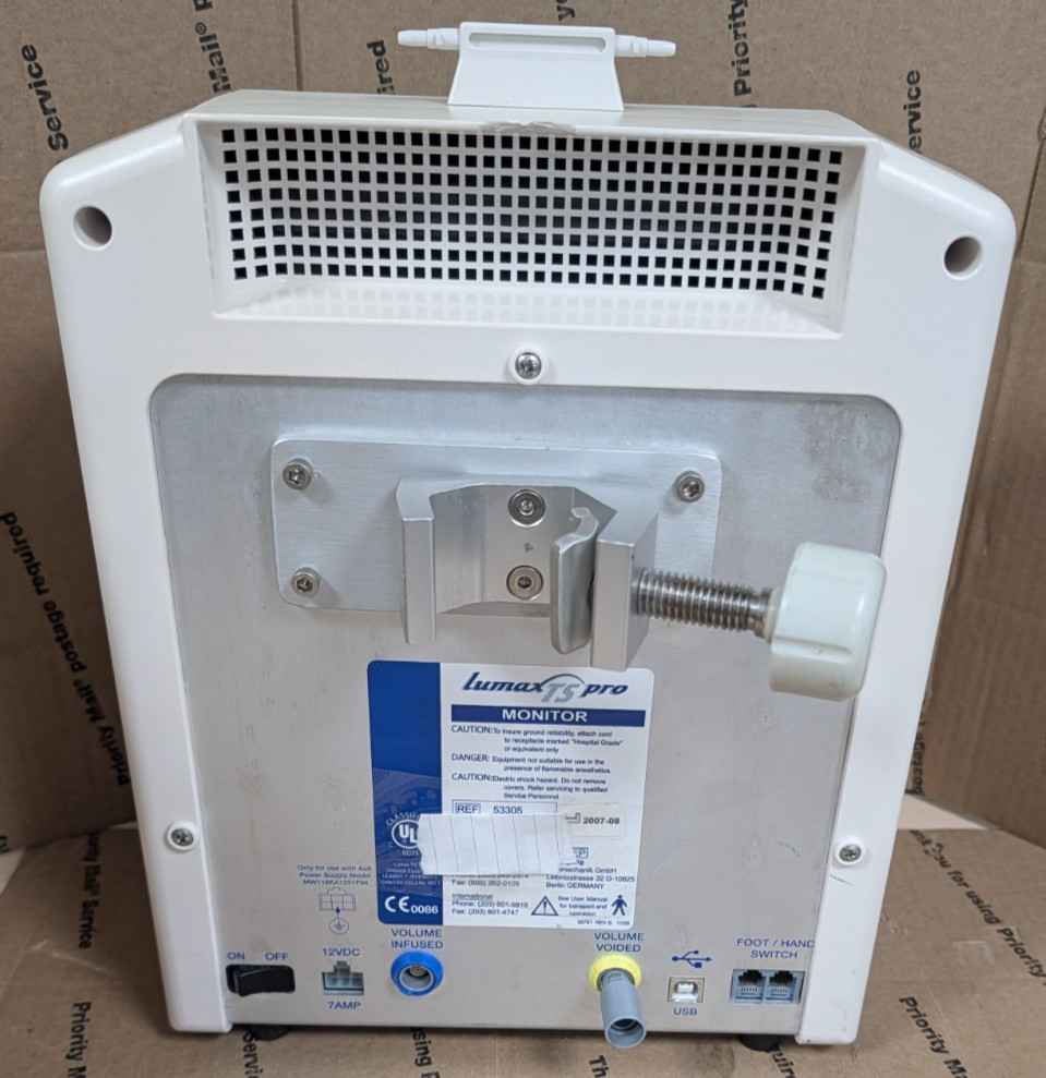 Cooper Surgical Lumax TS Pro 53305 Fiberoptic Urodynamic Cystometry System Stand