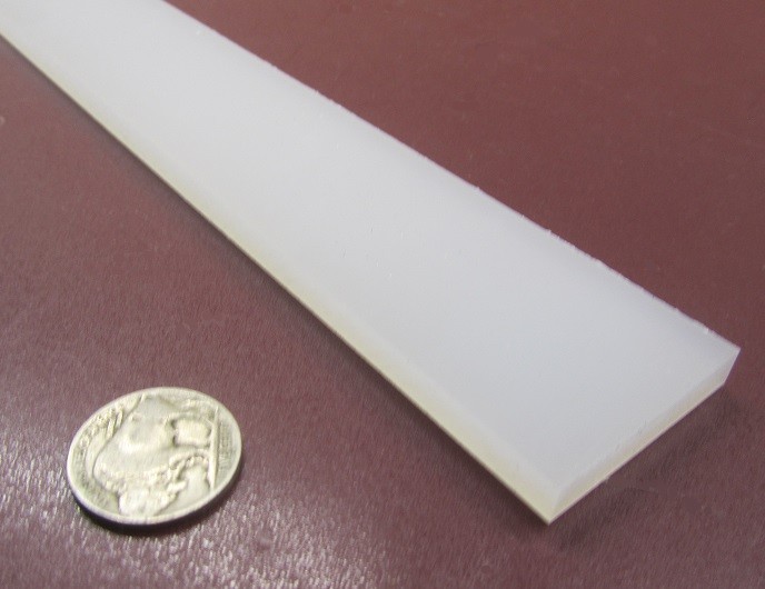 Polypropylene Bar 1/4″ (.250″) Thick x 1.50″ Wide x 48″ Long, 8 pcs, 32 feet
