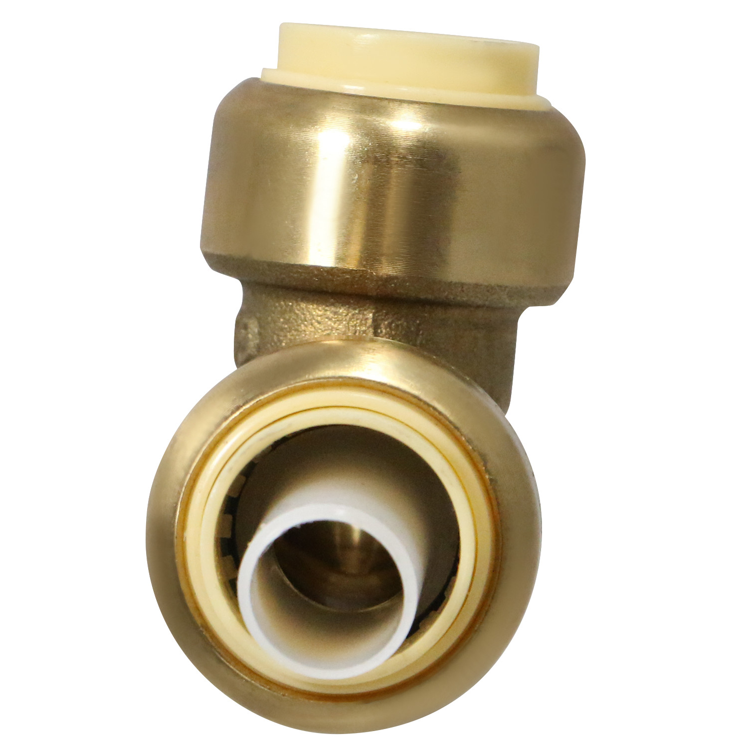 5) 1/2″ Push-Fit Elbow for Sharkbite Elbow with 1 Free Removing Clip, Lead Free