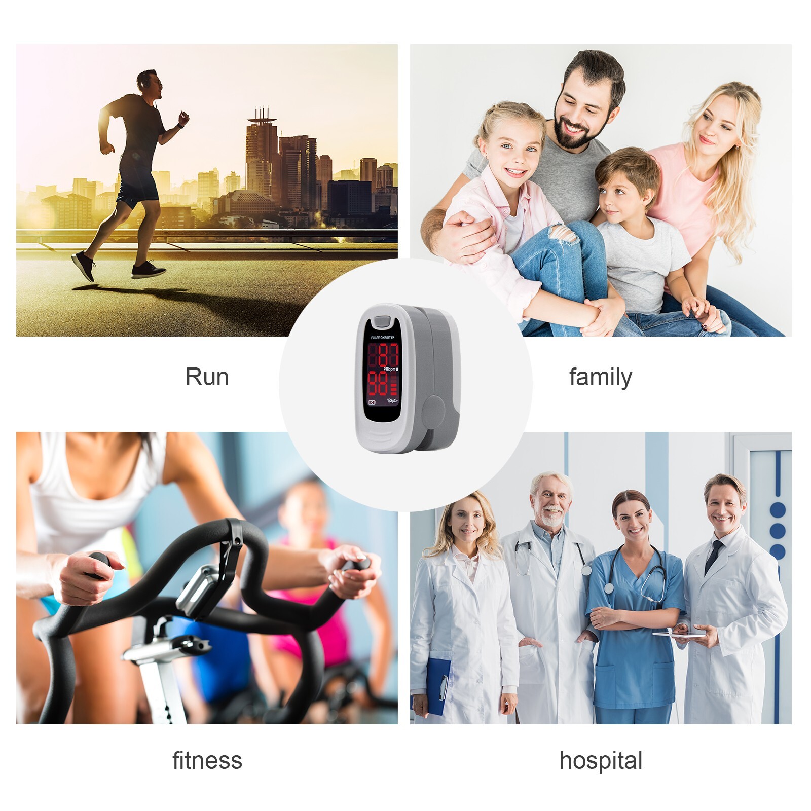 US Seller Medical Grade Contec Oximeter Oxygen O2 SPO2 Saturation Pulse rate