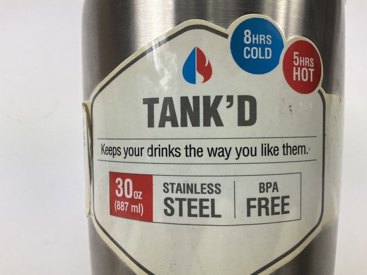 30oz Stainless Steel Double Wall Tumbler Insulated BPA-Free Coffee Travel Mug