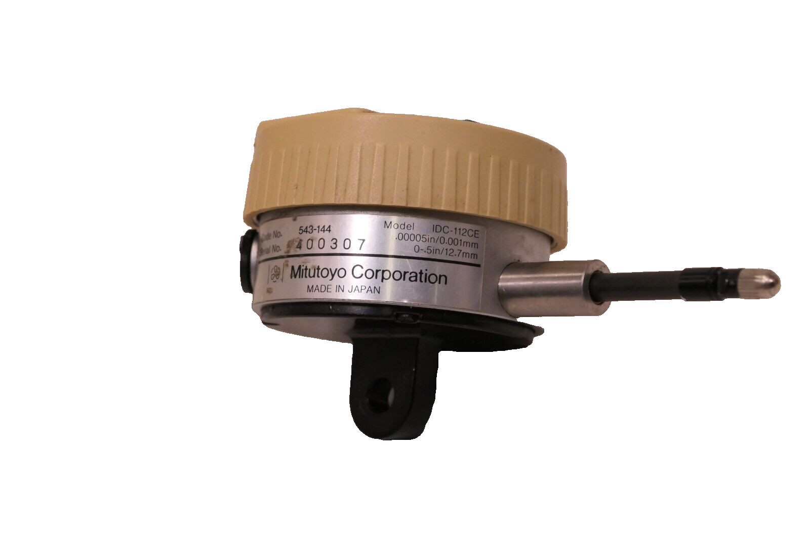 Mitutoyo Electronic Digital Indicator – 0-5in/12.7mm IDC-112CE