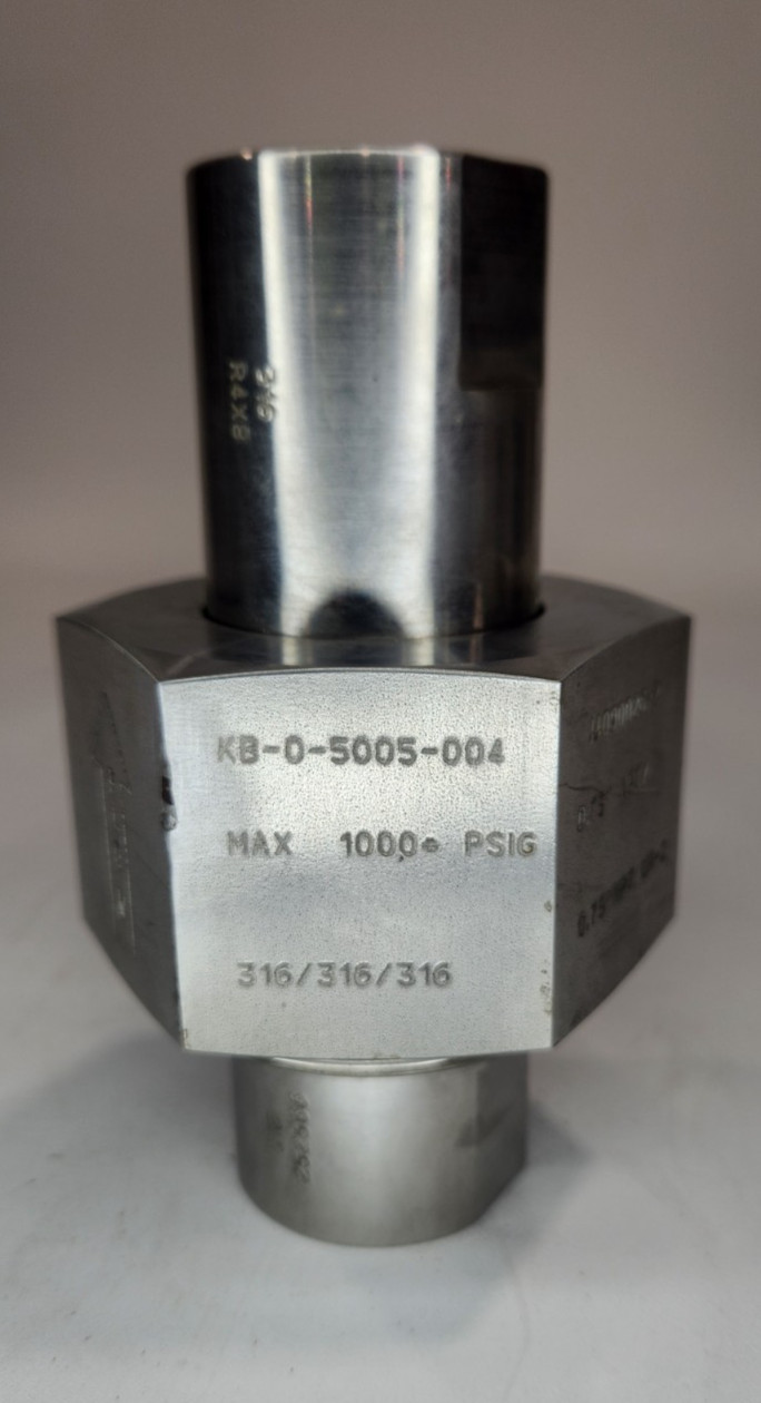 BS&B RUPTURE DISK KB-0-5005-004 HOUSING 0.75″NPT UR-2 MAX 1000PSIG