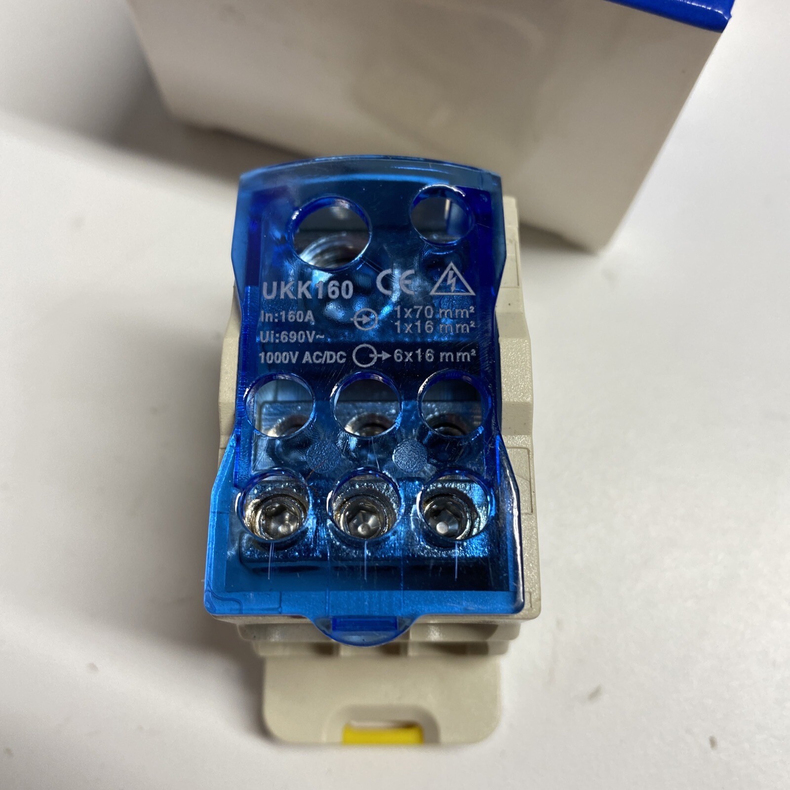Distribution Terminal Block 160A POWER DISTRIBUTION DIN Rail 6-250 AWG PACK OF 5