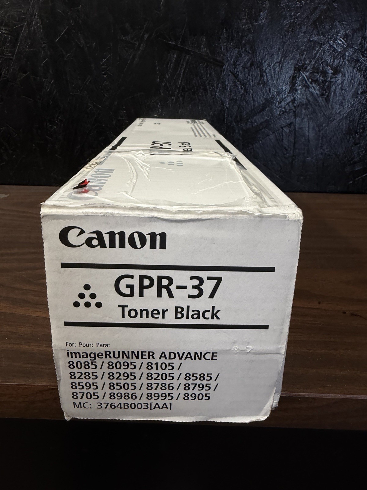 Canon 3764B003 GPR-37 Black Toner Cartridge 3764B003aa