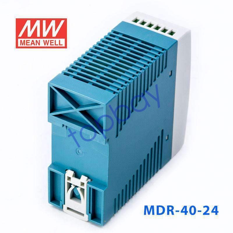 Mean Well MDR-40-24 Single Output Industrial Power Supply 40W 24V – DIN Rail