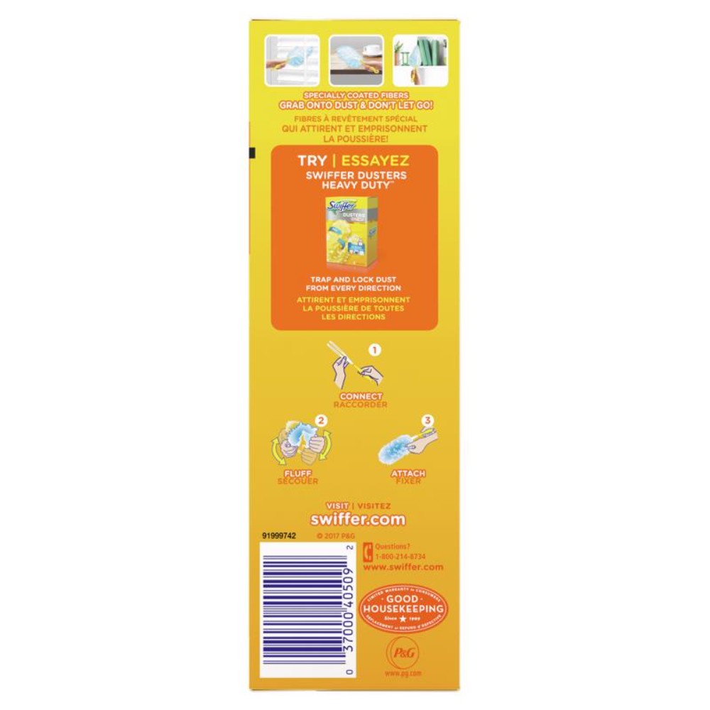 Swiffer 40509 Fiber Duster Kit 6 in. Handle