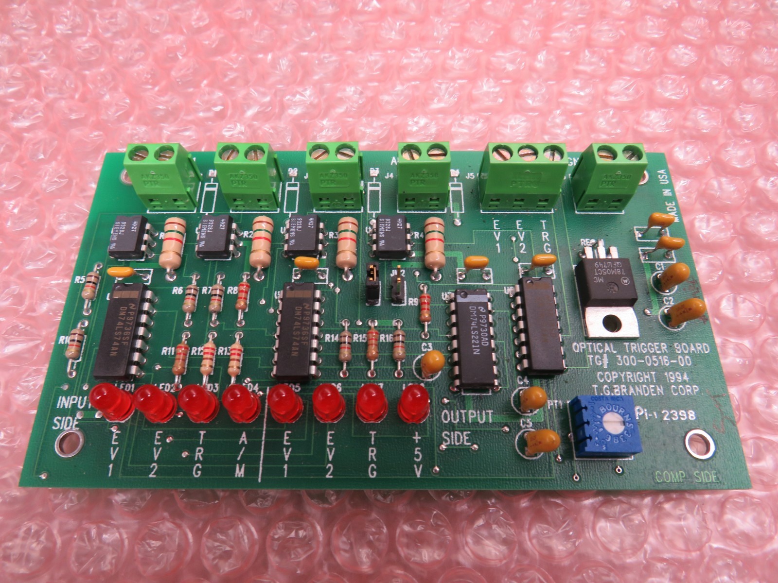 T.G. Branden 300-0516-00 Optical Trigger Board