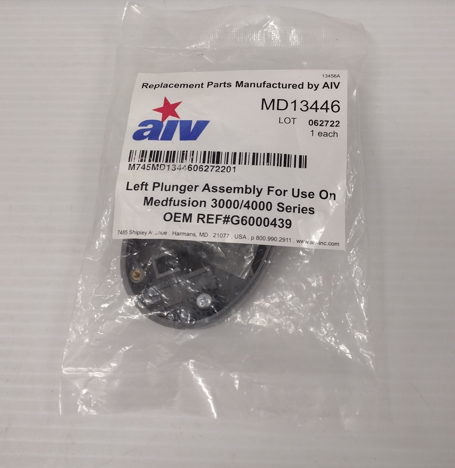 Medfusion Left Plunger Case G6000439 for Medfusion 3000 3500 4000