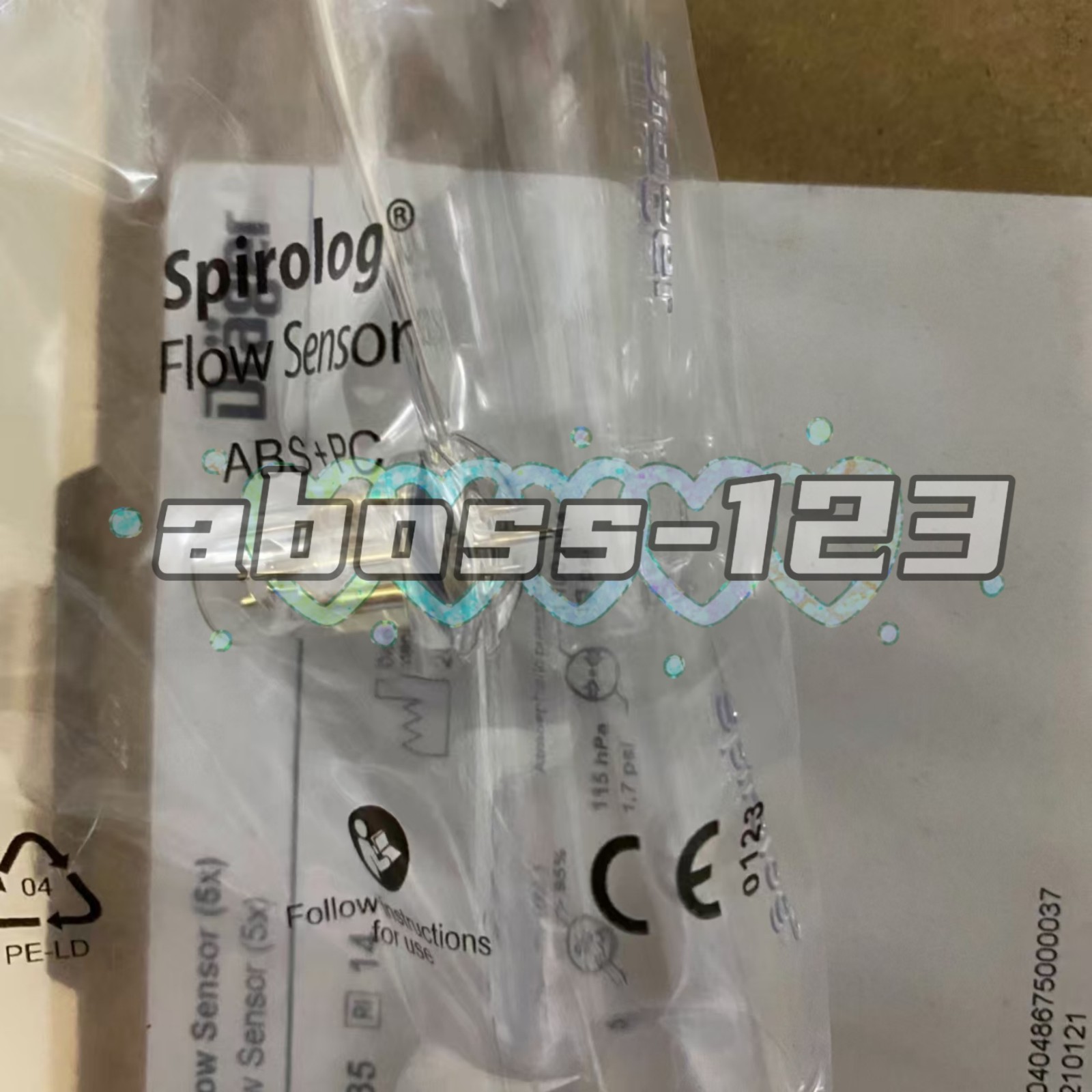 DRAGER 8403735 Spirolog Flow Sensor#1 Box 5pcs New In Box
