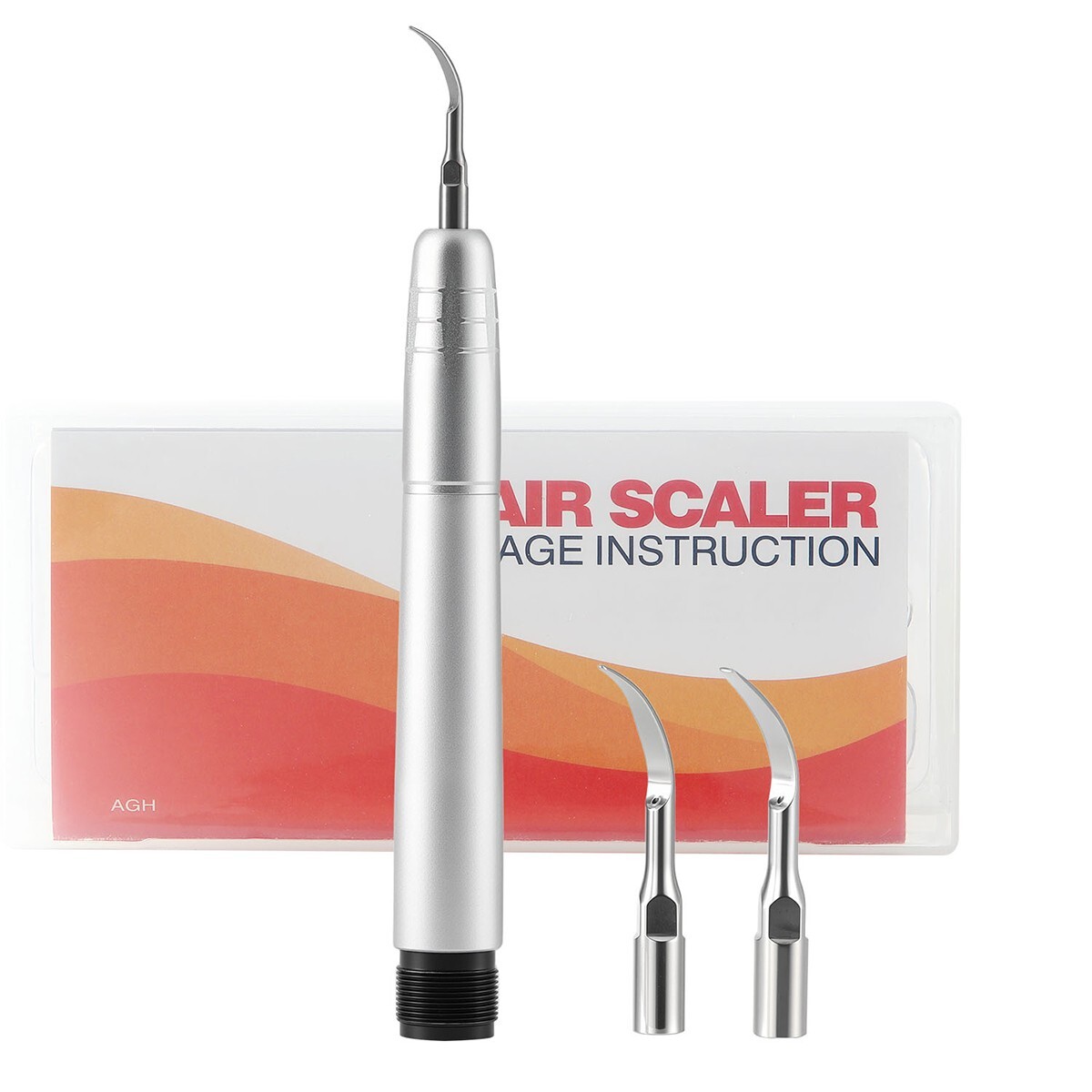 Dental Ultrasonic Air Perio Scaler Handpiece Hygienist 2 & 4-Holes 3 Tips