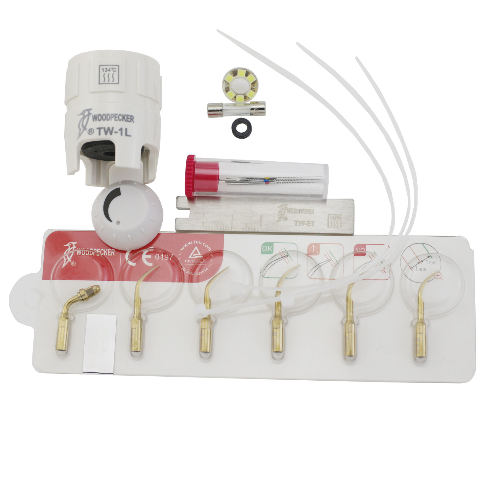 Woodpecker Dental Ultrasonic Piezo Scaler UDS-N3 LED Handpiece HW-5L EMS Tips