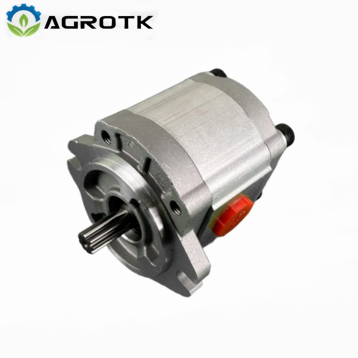Agrotk Single Acting Gear Pump Hydraulic Pump Part for H12 Mini Excavator Digger