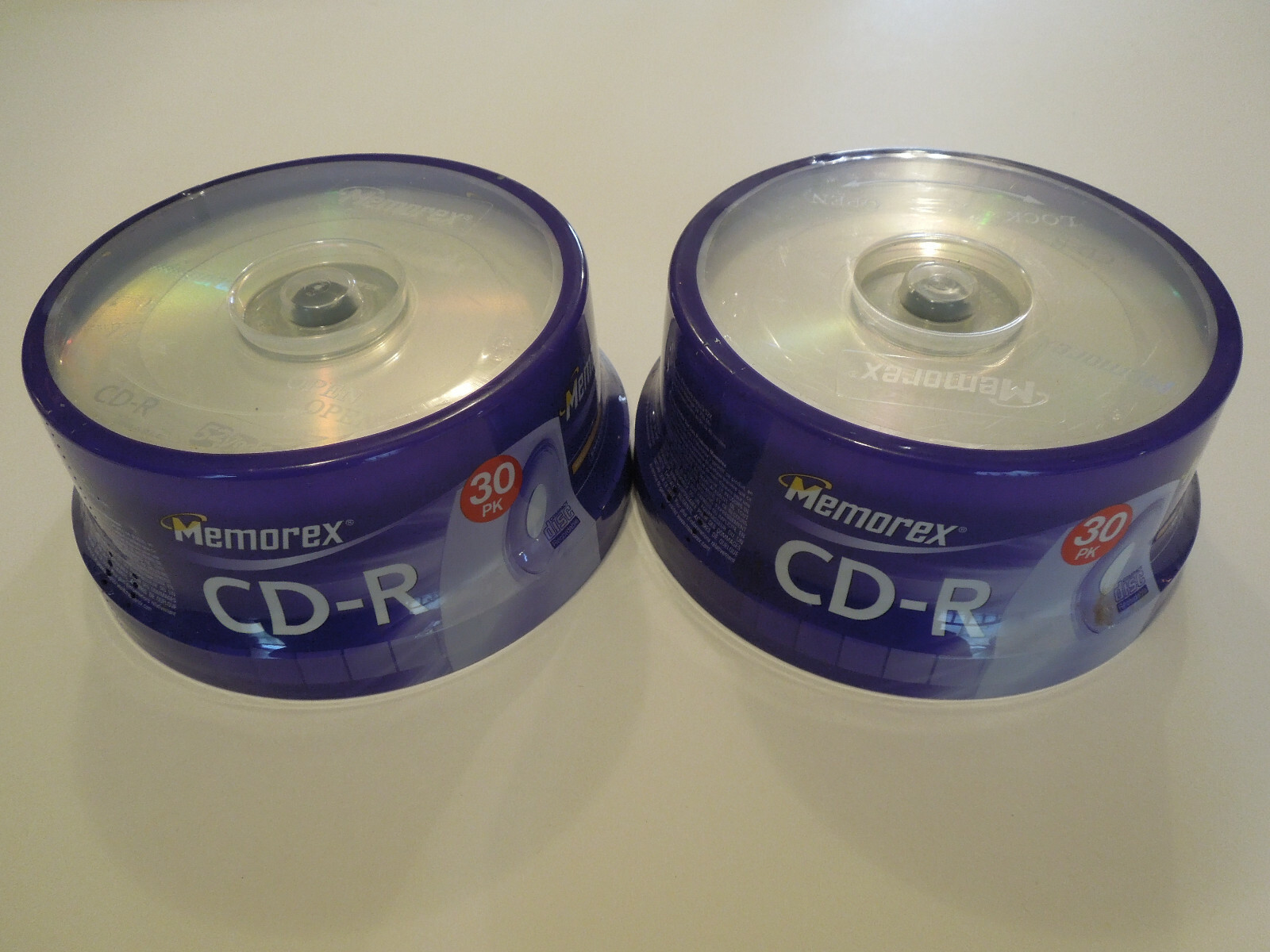 Memorex 30pk CD-R 52x 700 MB 80 Minutes Blank CD 2 PACKS