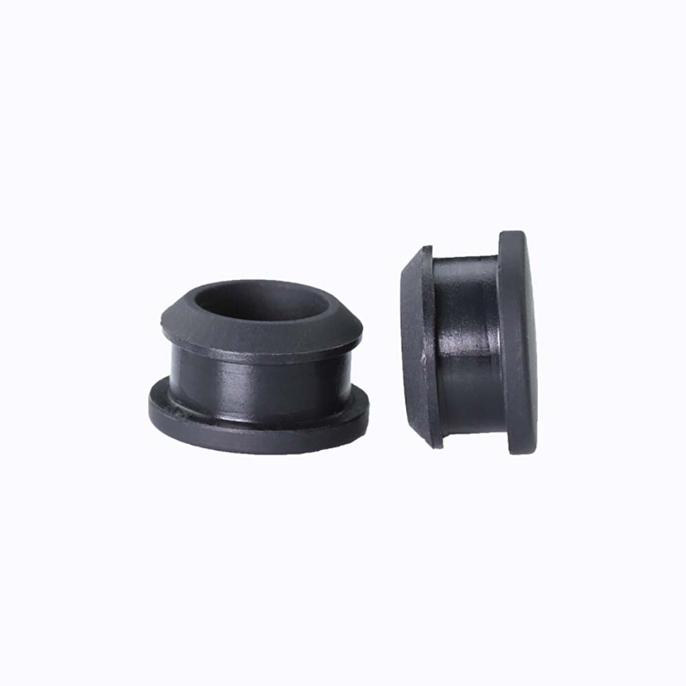 Black Snap-On Hole Plug Silicone Rubber Blanking Seal Bung Pipe Tube 2.5mm-61mm