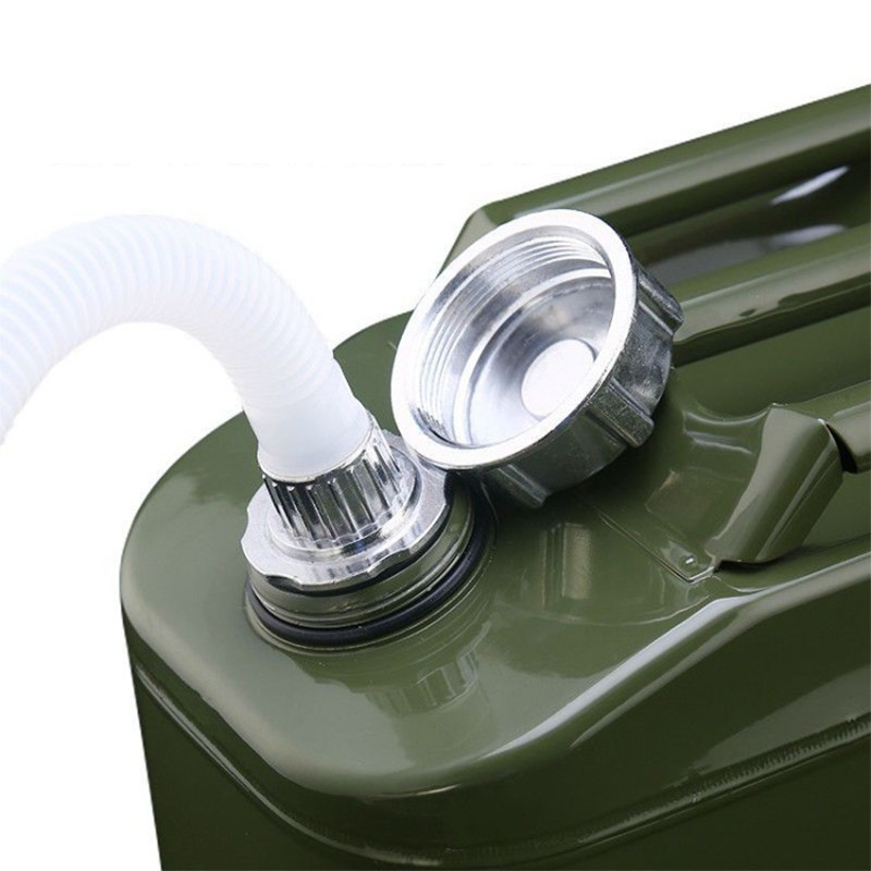 2PCS Jerry Can 5 Gallon 20L Can Metal Tank Emergency Backup Off-road