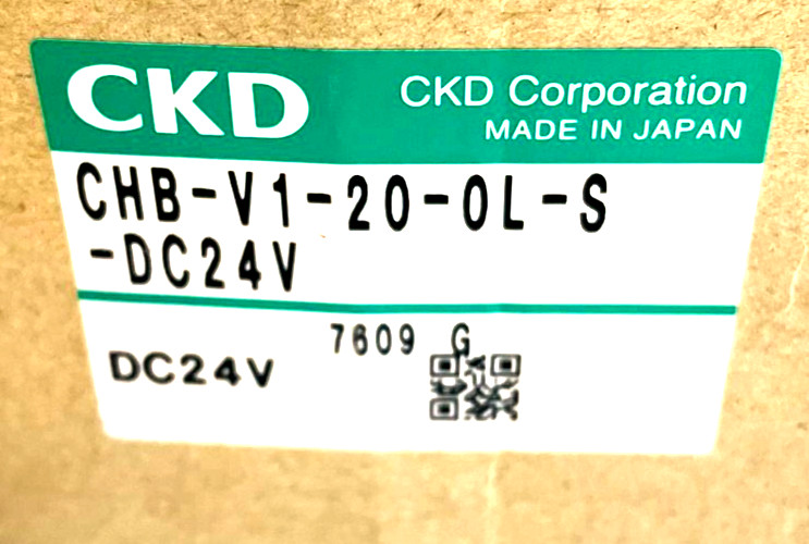 NEW CKD CHB-V1-20-0L-S BALL VALVE CHB-V1-20-0L-S-DC24V 4KB119-L CHBV1200LS