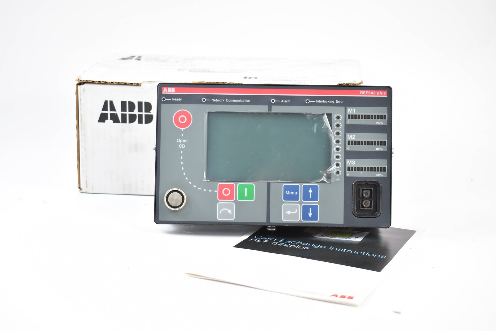 ABB REF542plus Control Panel HMI IEC 110-220VDC ( 1VCF750090R802 )
