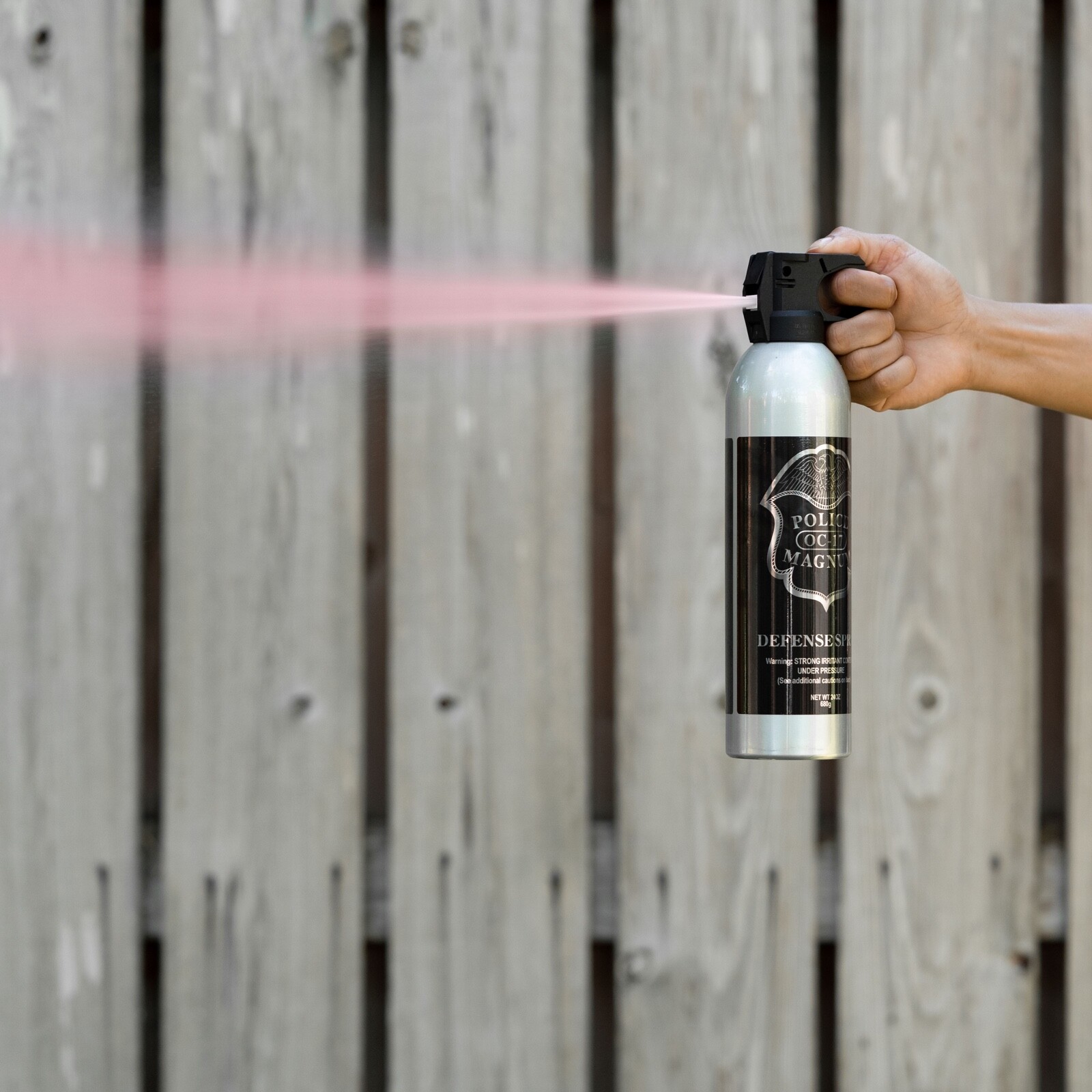 POLICE MAGNUM pepper spray 24 ounce Riot Fire Master Fog Home Office Security